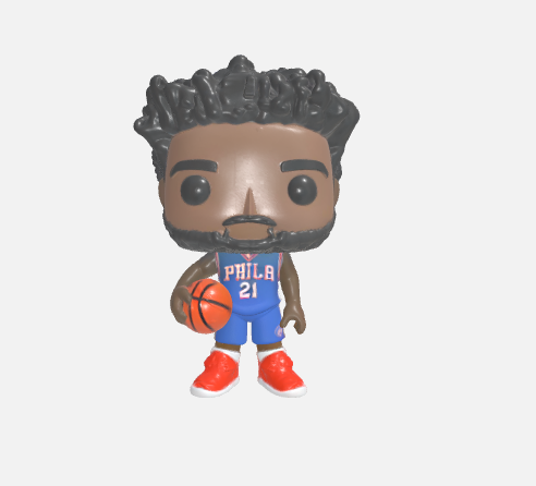 Joel Embiid Funko 3D model