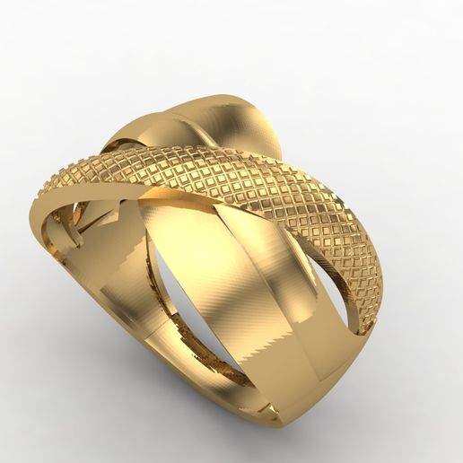 Lightweight Women Ring Jewlery Rings For Women STL 3DM 3D JEWELLERY 3D model