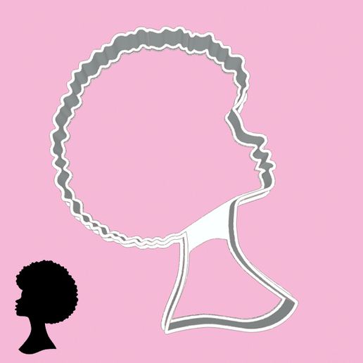 Afro Black Barbie Silhouette Emporte-pièce Barbie Silhouette