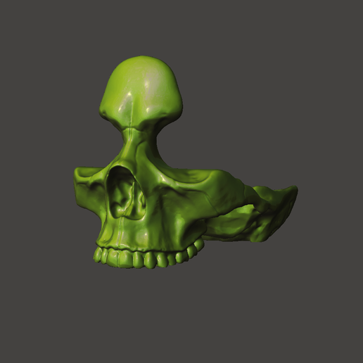 Captura5.1.png Файл STL Держатель подставки для очков с черепом・Модель 3D-принтера для скачивания, 3Dimension3d