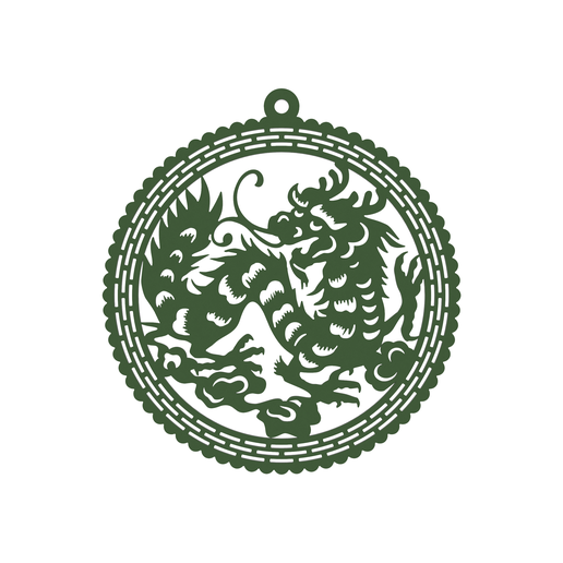Chinese Zodiac Dragon Christmas Tree Ornament