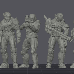 Noble-Front.png Halo Flashpoint : Noble Team 40mm