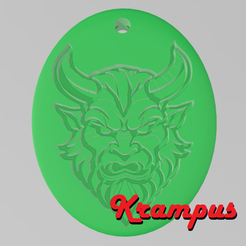 Untitled.png Colgante o Adorno Krampus de Navidad + Sello con forma