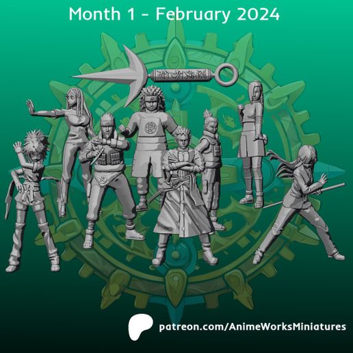 Anime Works Miniatures Month 01