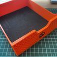 IMG_2879.jpg Файл STL Ящики для принтера для стола Ikea Lack Table・Модель для загрузки и печати в формате 3D