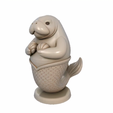 Screenshot_131.png Mermaid Manatee - Funny 3D Model for Printing