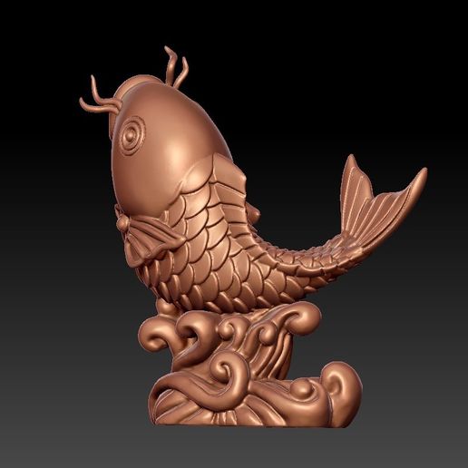 BigFishA2.jpg Download free STL file big fish • 3D printing template, stlfilesfree