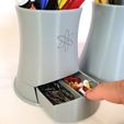 Foto2.jpg 3D file Simpsons Homer nuclear plant planter vase pencil toothbrush holders・Model to download and 3D print