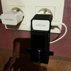 20230918_224009.jpg Archivo STL Cargador de pared Samsung・Diseño para descargar y imprimir en 3D