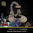 SPACEMARINE PERSONAL MAINTENANCE STATION SPACE HULK - V2 SPACE HULK - V2 - Spacemarine personal maintenance station