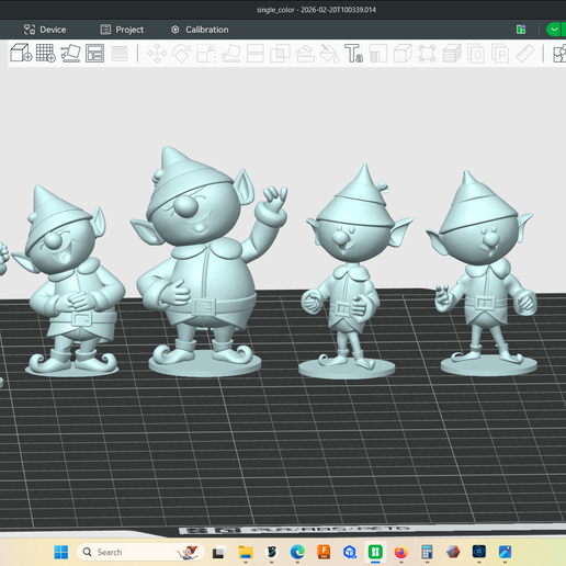 Large group of the Helper elves from Rudolph the Rednosed Reindeer, Christmas Tv special