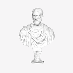 Capture d’écran 2018-09-21 à 17.27.55.png Download free STL file Bust of a Roman at The Louvre, Paris • 3D printer model, Louvre