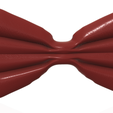bow_tie_03 v2-00.png bow tie elegant form cosplay masquerade male female decoration 3d-print and cnc