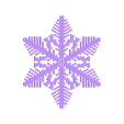 reiter40-var2.stl Snowflake growth simulation in BlocksCAD