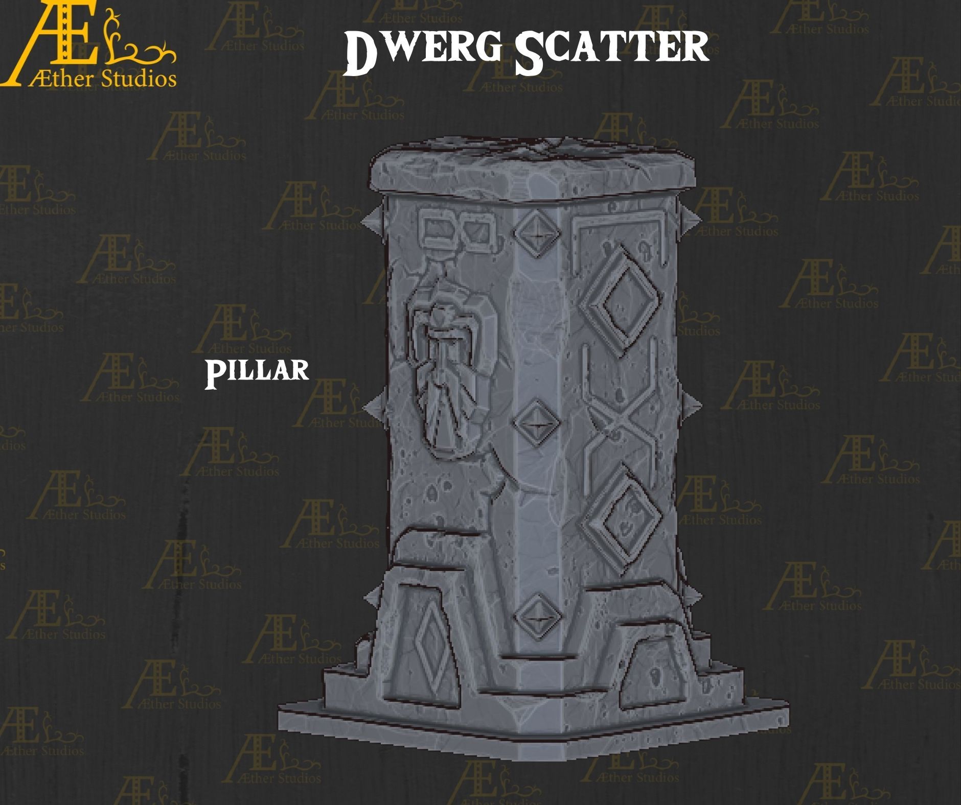 resize-10.jpg Download file Dwarven Kingdom: Clan Dwerg's Throne of the Second Son • Design to 3D print, AetherStudios