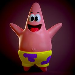 tbrender_004.jpg STL file Patrick Star SpongeBob SquarePants・3D print design to download
