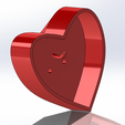 base.png Heart hanger for clothes and keys.