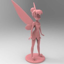 untitled.95.jpg Fichier STL gratuit Fée Clochette・Objet imprimable en 3D à télécharger