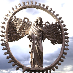 untitled.2278.png OBJ file Christ Sunlight statue・3D printing model to download, aramar