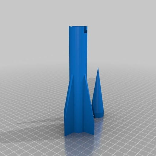 Air rocket prototype 1 - 3D model önizlemesi