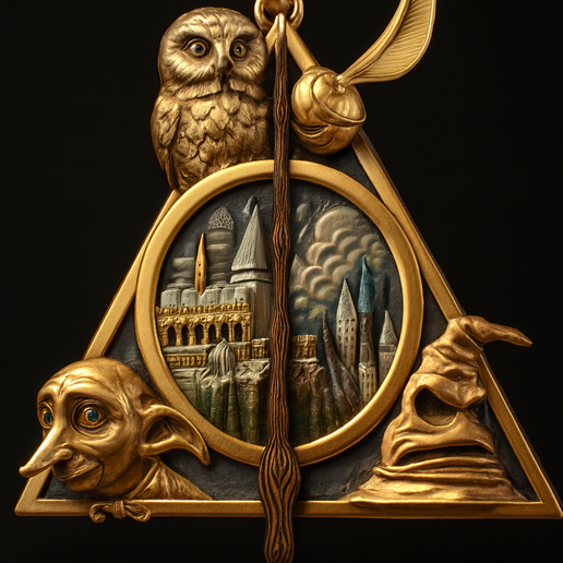 Harry Potter Hogwarts Pendant