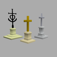 Croix3D.png STL file Calvaries for santon 7cm・3D print object to download