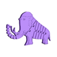 flexi mamuton V1.stl flexi elephant