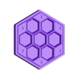 Dice n Roll - Hexagonal Dice Case Lid - Rogue.stl Hex Dice Case - Flat