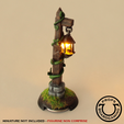 socle_25mm_LED_lampadaire_UBP_label.png Wargame base with battery holder and LED resistor