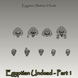 Heads_Front.png Egyptian Undead Army Bundle - Core Infantry