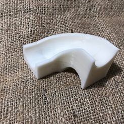 L-curved-slope.jpg STL file Duplo marble race curved slope - Left・3D print design to download