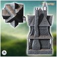 4.jpg Large medieval house with awning and concave roofs (36) - Medieval Middle Earth Age 28mm 15mm RPG Shire