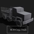 low-poly-m35-cargo.jpeg Low Poly M35 Cargo Truck ( 1/18 Scale )