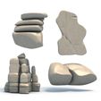 4-Stones0000.jpg Rock Pack – 4 Stone Models for Printing Vol.2