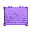 Tiny Epic Dungeon Deluxe Lid v6_Dragon.stl Deluxe Treasure Chest Storage Box with Push Latch for Tiny Epic Dungeons