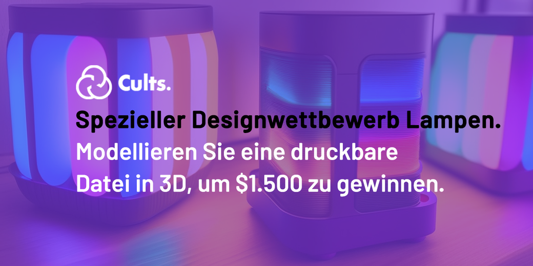Erstellen Sie eine druckbare 3D-Datei einer Lampe