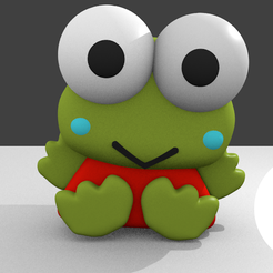 2.png STL-Datei kero keroppi - tender frog kostenlos・Modell für 3D-Druck zum herunterladen