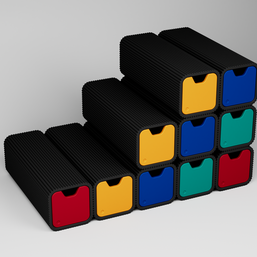 LongDrawer_R_.png Ribbed Modular Storage System | Stackable Drawers (5 Sizes)