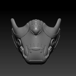 mask futuro 1.jpg Free STL file Cyberpunk mask・3D print object to download, Kraken1983