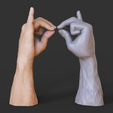 002.png Male Hand Pose - Gesture - 04