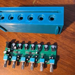 pic1.jpg Free STL file AIYIMA 6 Channel Mixer Box・Model to download and 3D print