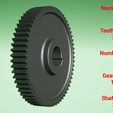 Normal module 2mm Gear diameter 128mm Shaft diameter 25mm < J oO er) <A —_ o “i Number of teeth 62 sjeus 9u} UO sn Kq papeojdn ajnpow jeuou awes SiMesiee jeolipul|AD 06 12430 YyyIM paiied aq ueD ulLIN}oeJnueW 40) Apeay Cylindrical gear - paired - z62 m2 D128 d25