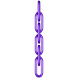 Chain.stl Free STL file Kai's Jade Swords -- from Kung fu Panda 3・Template to download and 3D print