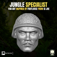20.png Jungle Specialist head for Action Figures