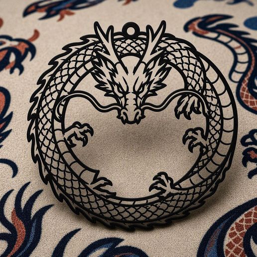 PENDIENTE DIJE DRAGON CIRCULAR SHENRON