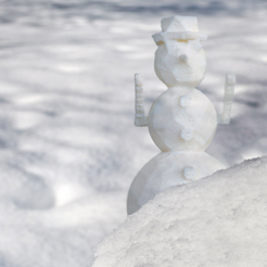 21de_cembre.png Free STL file Day 21: The snowman・3D printable design to download