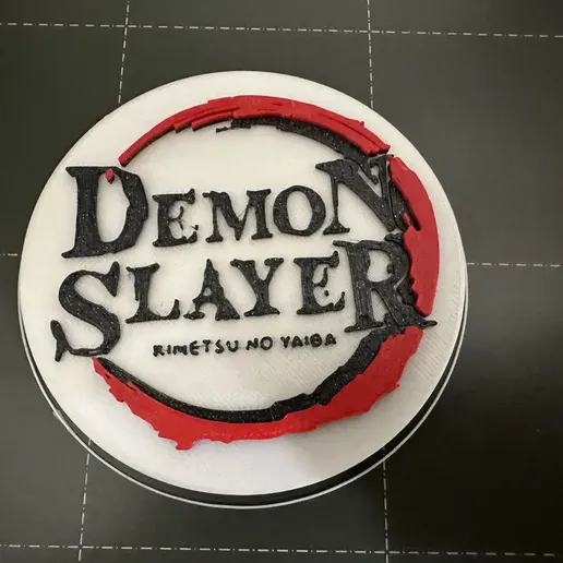 Demon Slayer Coin Multicolor Logo | 3D Printable STL