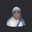 model.png Mother Teresa-bust/head/face ready for 3d printing