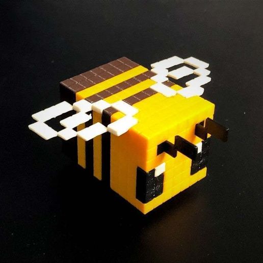 🐝 Minecraft Bee・Free STL File for ・Cults