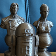 HanLeia.png Fichier STL gratuit Jeu d'échecs Star Wars révisé・Objet pour impression 3D à télécharger